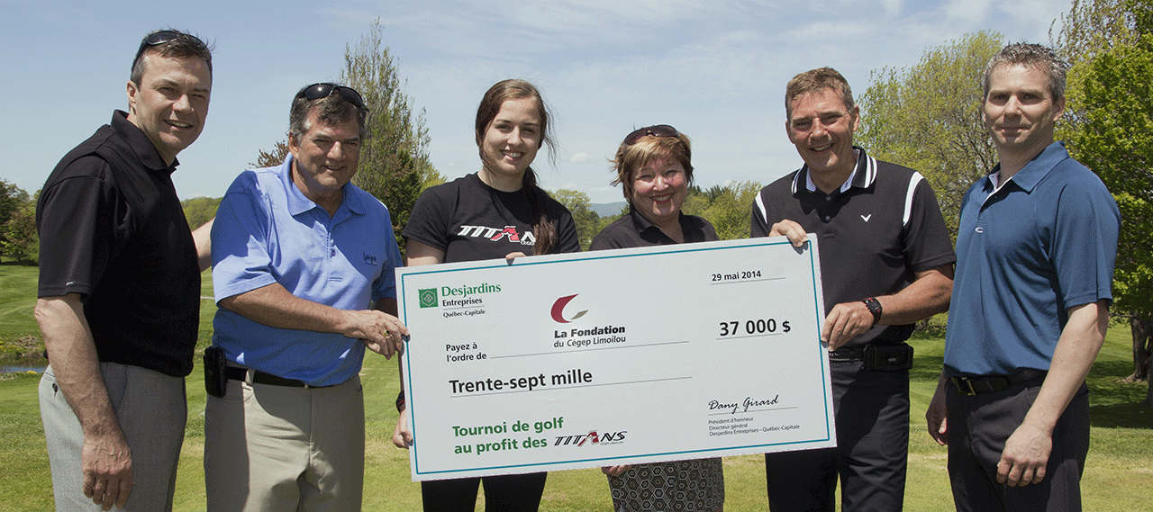Partenaires et organisateurs du tournoi de golf de la Fondation 2014