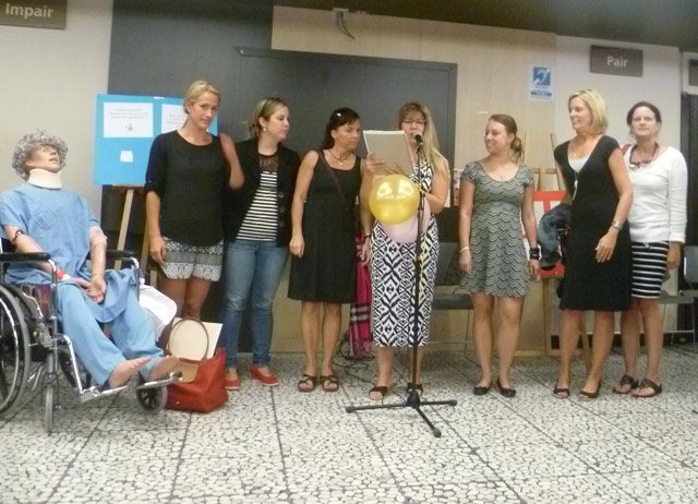 Un groupe d'enseignantes en soins infirmiers