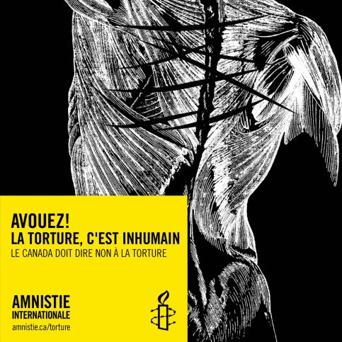 Campagne Amnistie internationale non à la torture