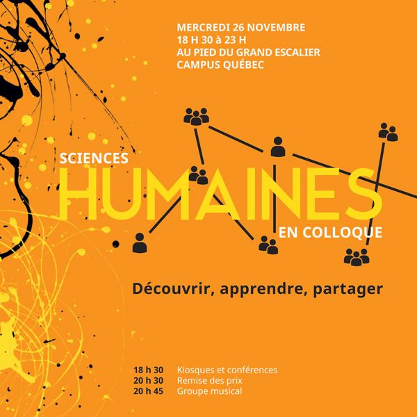 Affiche Colloque Sciences humaines  A2014