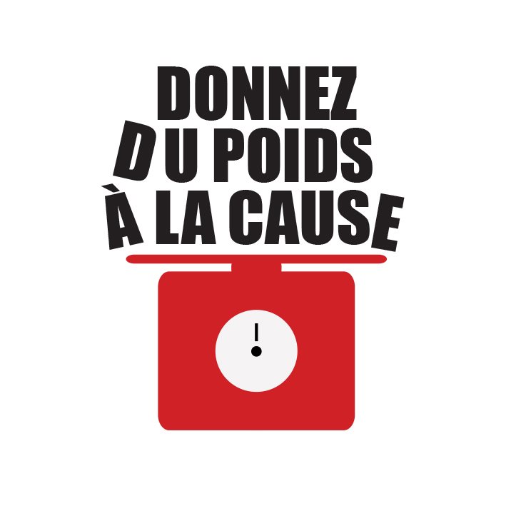 Logo Donnez du poids à la cause