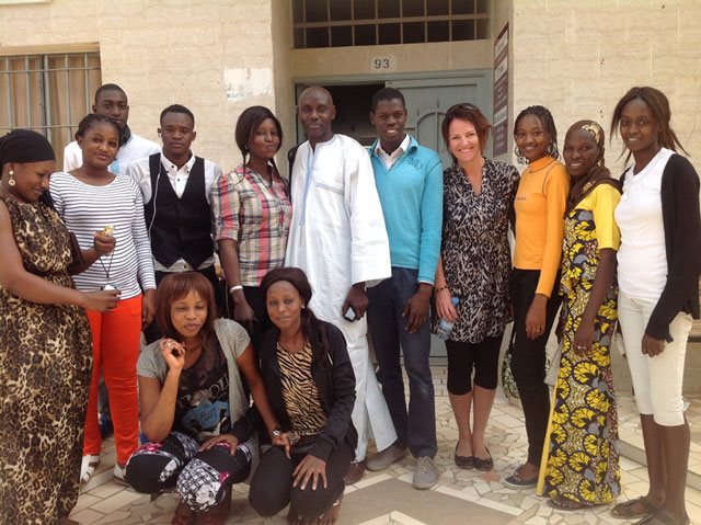 Groupe d’étudiants sénégalais en tourisme et en loisirs