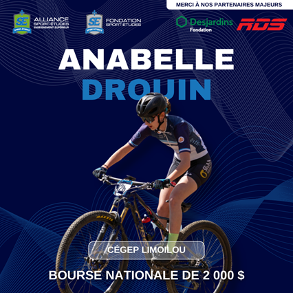 Anabelle Drouin Cégep Limoilou Bourse nationale de 2 000$
