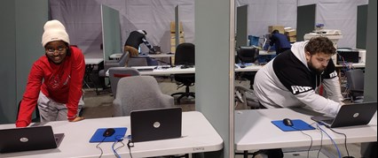 Étudiants et étudiantes en informatique chez Opération Nez rouge